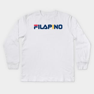 Filapino Kids Long Sleeve T-Shirt